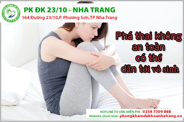 Phá thau không an toàn có thể dẫn tới vô sinh