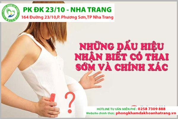 Những dấu hiệu nhận biết có thai sớm và chính xác