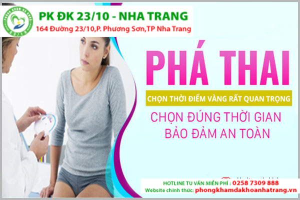 Thời điểm thích hợp tiến hành phá thai an toàn